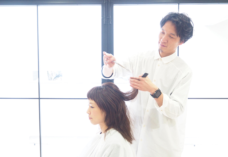美容室で整える